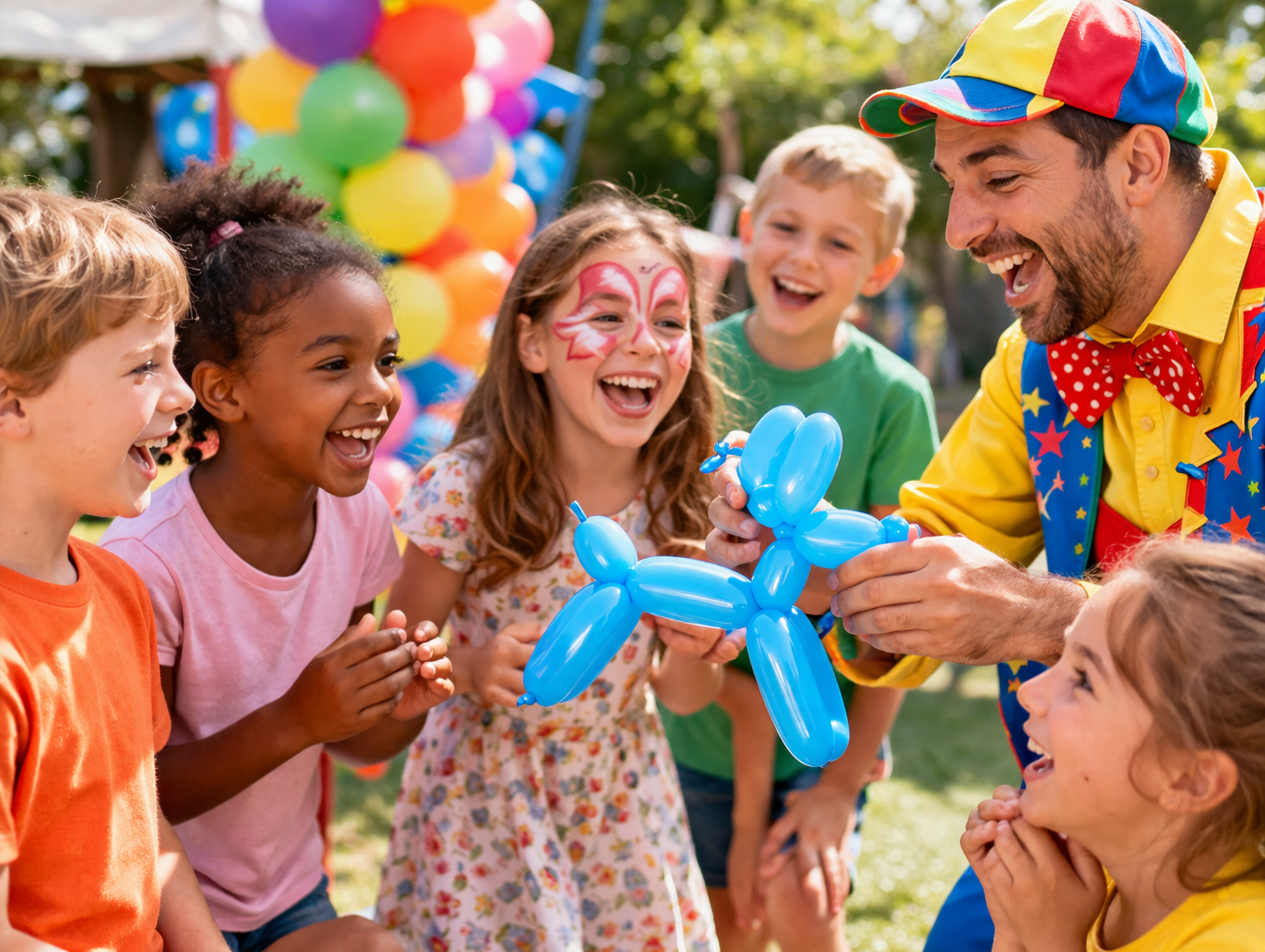 Balloon twisting and balloon art for parties